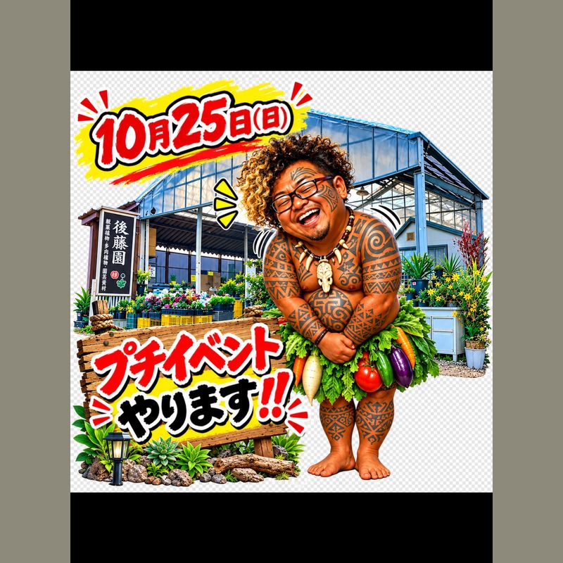 後藤園 プチイベント（アガベ・2026年10月）