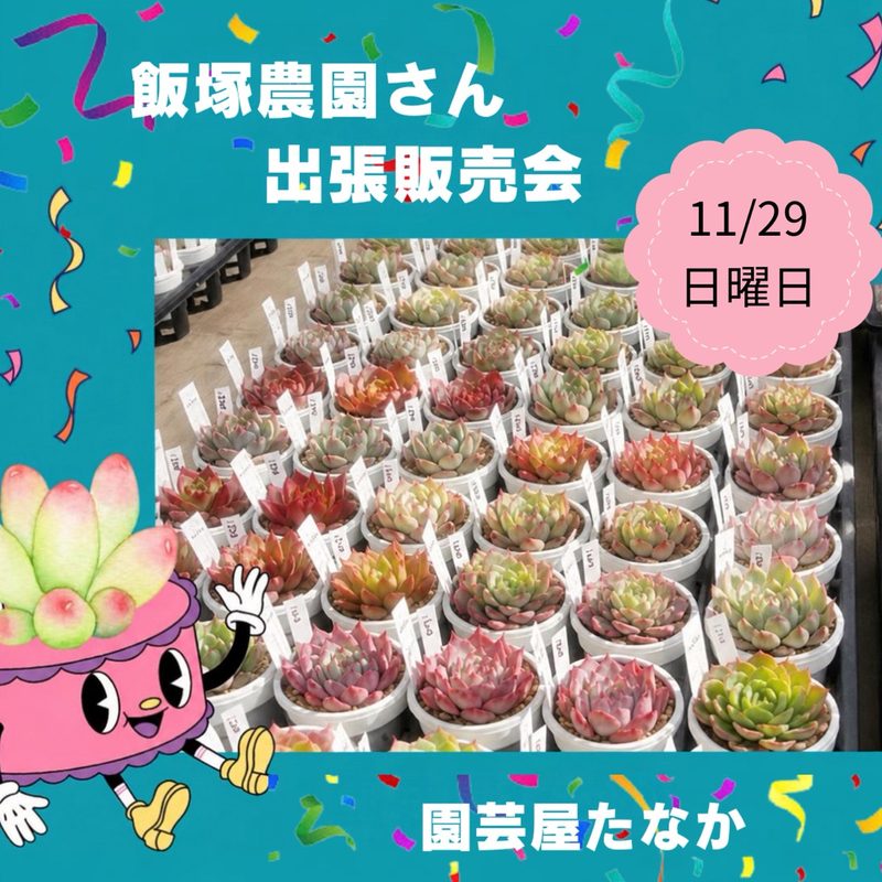 飯塚農園 出張販売会（園芸屋たなか）