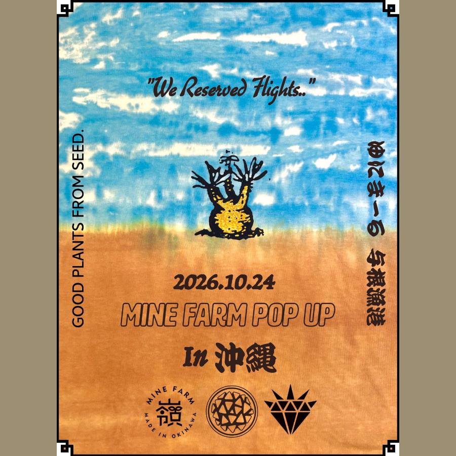 MINE FARM POP UP in 沖縄